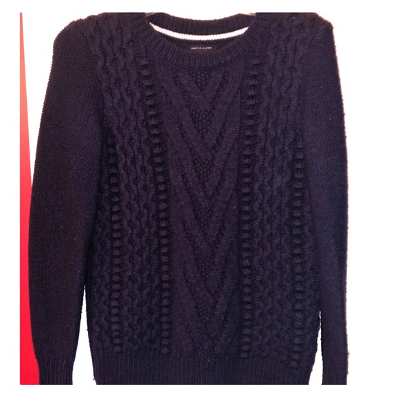 tommy hilfiger cable knit sweater
